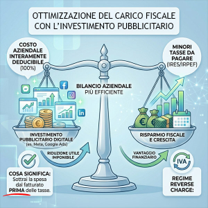 Il budget pubblicitario: il vantaggio dal punto di vista fiscale